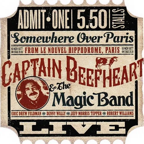 Captain Beefheart - Le Nouvel Hippodrome Paris 1977 vinyl record cover