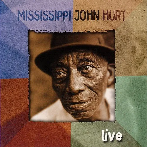 Mississippi John Hurt - Live vinyl record cover