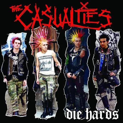 Casualties - Die Hards (Blood Red Vinyl with Sawblade edges)