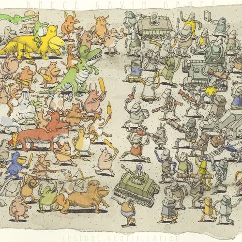 Dance Gavin Dance - Instant Gratification vinyl record cover