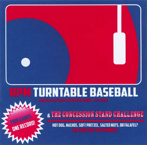RPM Turntable Baseball  - Two Games, One Record (A Two-Player Game Played at 33 1/3 RPM)