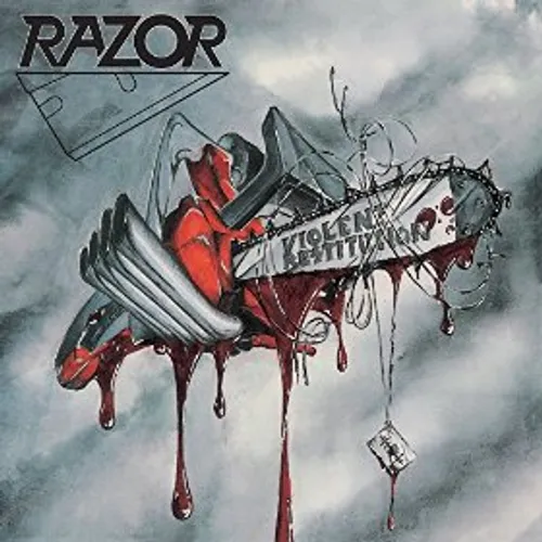 Razor - Violent Restitution (White Splatter Vinyl)