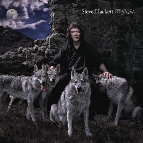 Steve Hackett - Wolflight vinyl record cover