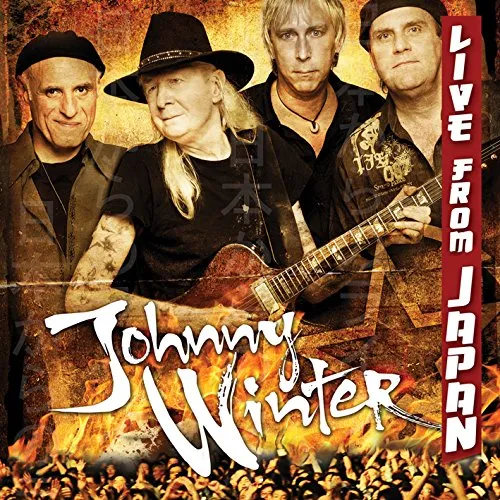 Johnny Winter - Live From Japan vinyl record cover