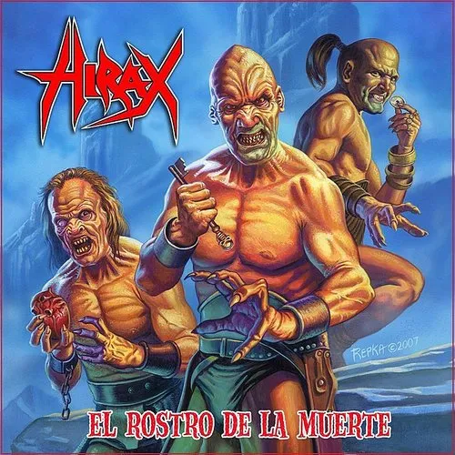 Hirax - El Rostro De La Muerte vinyl record cover