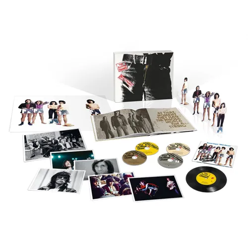 The Rolling Stones - Sticky Fingers - Remastered vinyl record cover