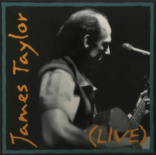James Taylor - Live vinyl record cover
