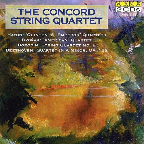 Concord Quartet - Plays Beethoven/Dvorak/Borodin vinyl record cover