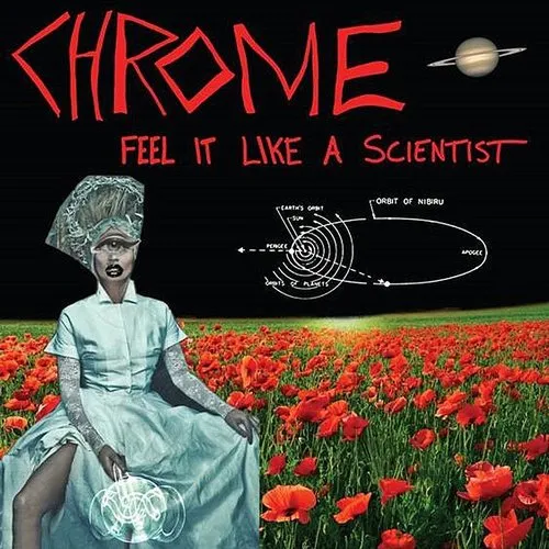 Chrome - Feel It Like a Scientist vinyl record cover