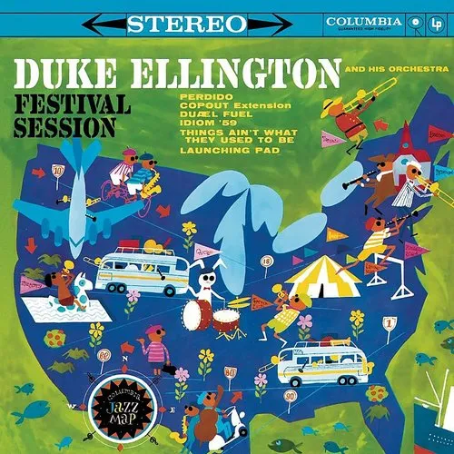Duke Ellington - Festival Session vinyl record cover