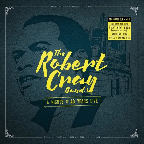 Robert Cray - 4 Nights Of 40 Years Live vinyl record cover