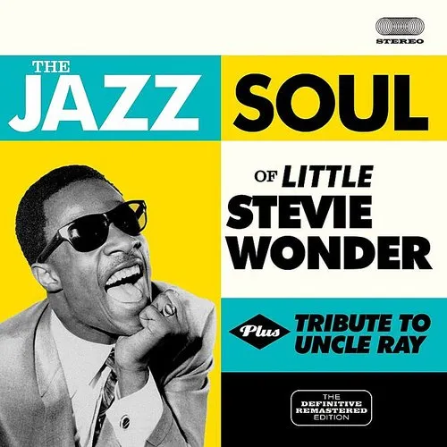 Stevie Wonder - Jazz Soul Of Little Stevie + Tribute To Uncle Ray vinyl record cover