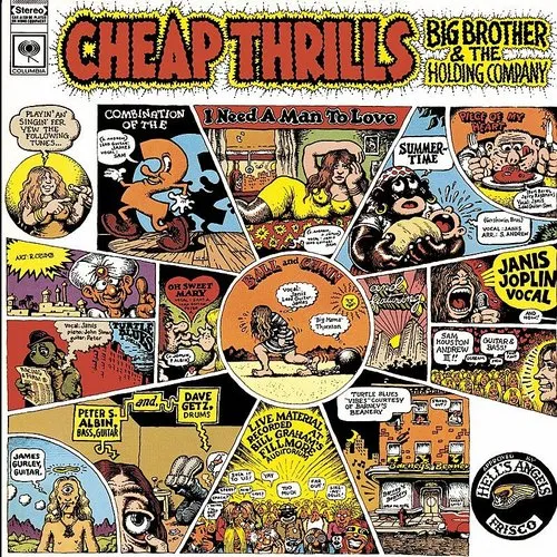Janis Joplin - Cheap Thrills vinyl record cover