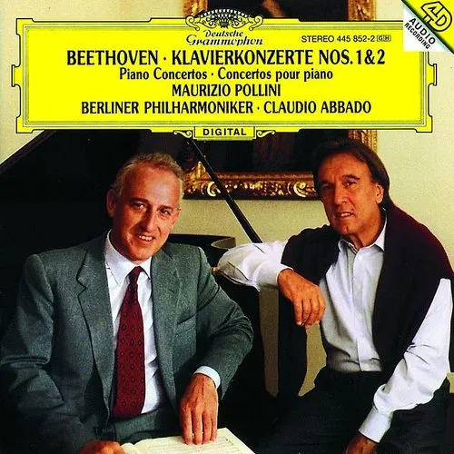 MAURIZIO POLLINI, Brahms / Pollini / Bpo / Abbado - Piano Concertos Nos. 1 & 2 vinyl record cover