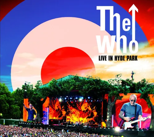 The Who - Live In Hyde Park (Blue) vinyl record cover