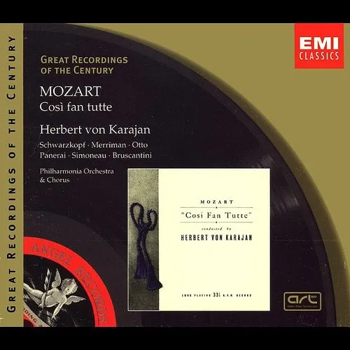 Herbert von Karajan, F. LISZT, Mozart / Scwarzkopf / Merriman / Karajan / Paoc - Cosi Fan Tutte vinyl record cover