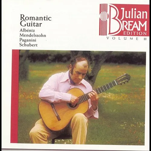 JULIAN BREAM - Romantic Guitar vinyl record cover