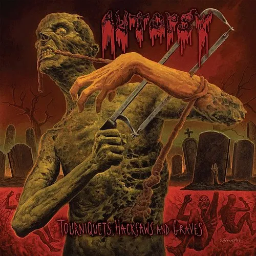 Autopsy - Tourniquets Hacksaws & Graves vinyl record cover