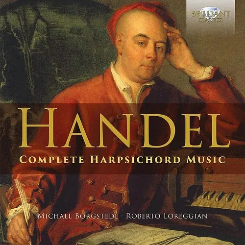 Michael Borgstede & Loreggian,Roberto - Handel: Complete Harpsichord Music (Box) (Uk) vinyl record cover
