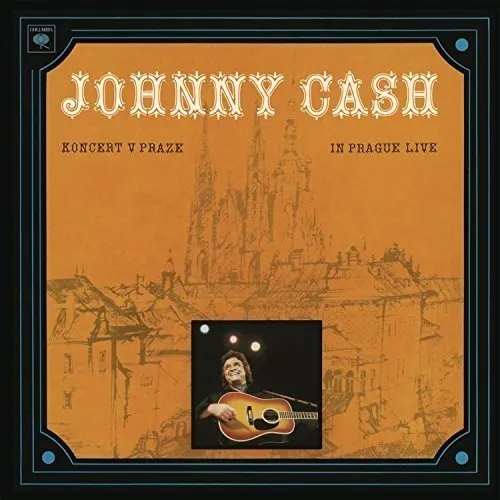 Johnny Cash - Koncert V Praze (In Prague-Live) vinyl record cover
