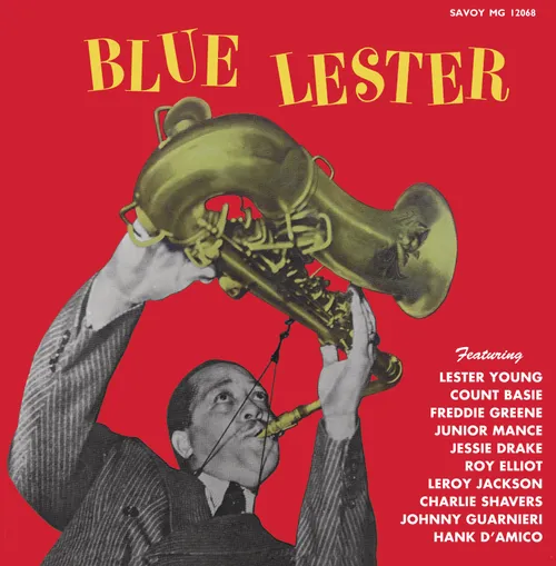 Lester Young - Blue Lester vinyl record cover