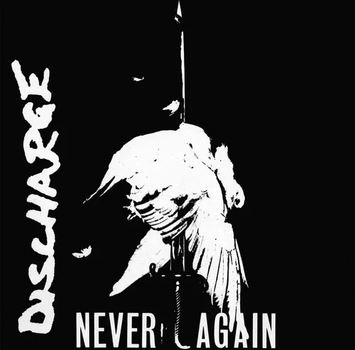 Discharge - Never Again vinyl record cover