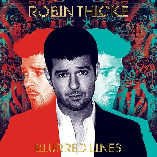 Robin Thicke - Blurred Lines vinyl record cover