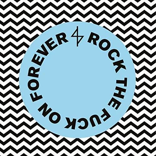 Angel Du$t - Rock The Fuck On Forever (Blk) (Blue) vinyl record cover