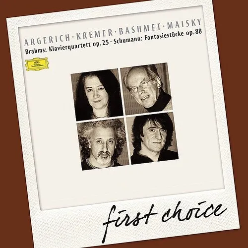 First Choice: Piano Quartet Op 25 No 1 Schumann