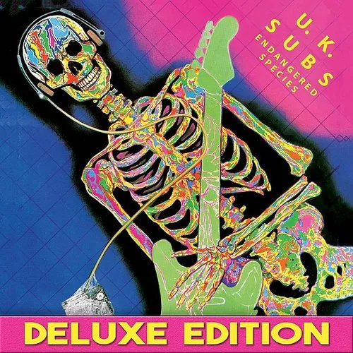 Uk Subs - Endangered Species (Ger) vinyl record cover