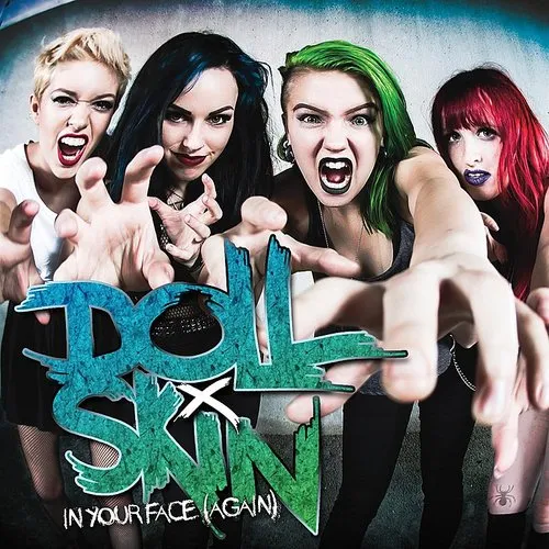 Doll Skin - In Your Face (Again) vinyl record cover