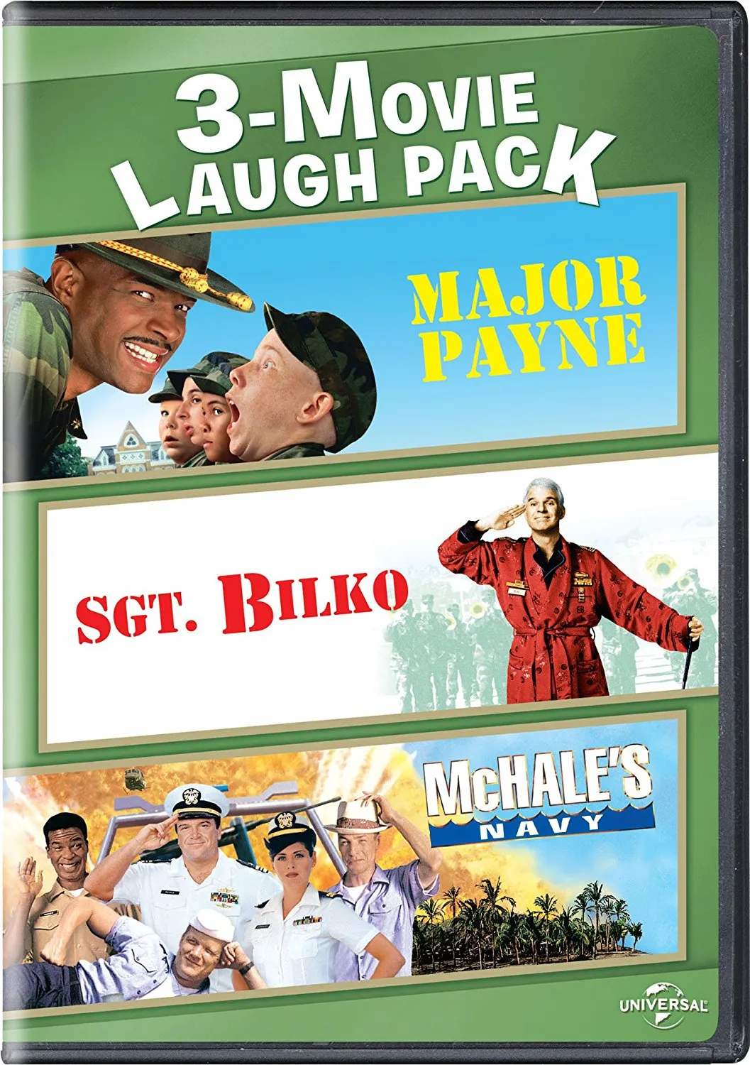 3-movie Laugh Pack - Major Payne/Sgt. Bilko/McHale's Navy (DVD Set) [DVD]
