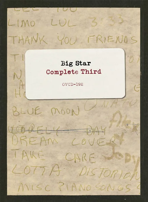 Big Star - Complete Third vinyl record cover