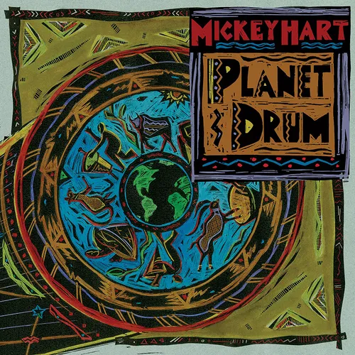 Mickey Hart - Planet Drum vinyl record cover