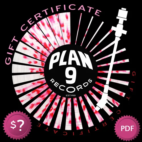 Plan 9 - Gift Certificate - $1.00 [Any Amount Edit Qty, Printable PDF]