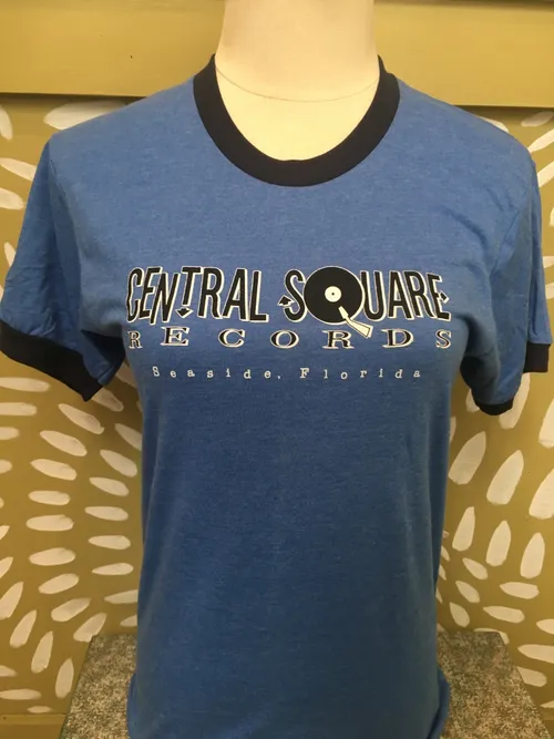 Central Square Records - CSR RINGER TEE NAVY/BLUE