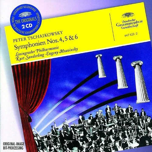 Tchaikovsky - Symphonies 4 5 & 6 vinyl record cover