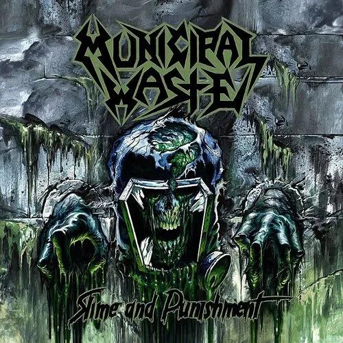 Municipal Waste - Slime And Punishment [Indie Exclusive Limited Edition Mint w/Black Splatter LP]