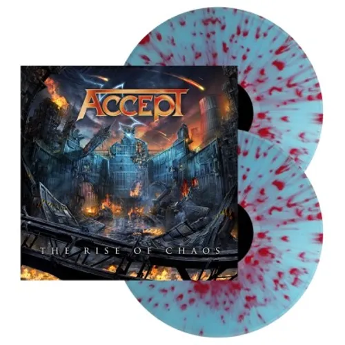 Accept - The Rise Of Chaos [Indie Exclusive Limited Edition Electric Blue/Red Splatter 2LP]