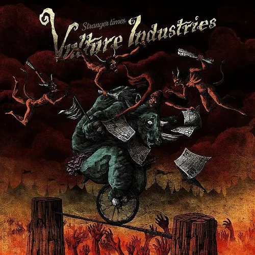 Vulture Industries - Stranger Times vinyl record cover
