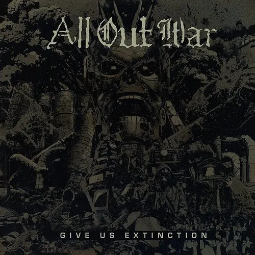 All Out War - Give Us Extinction vinyl record cover