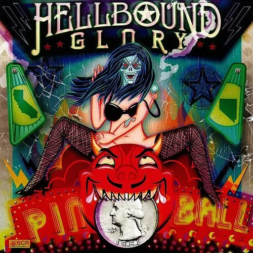 Hellbound Glory - Pinball vinyl record cover
