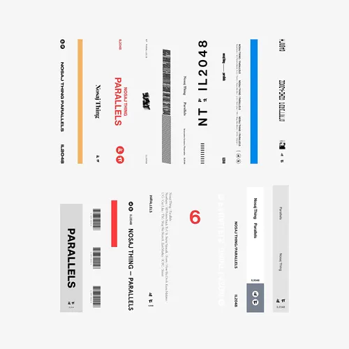 Nosaj Thing - Parallels vinyl record cover