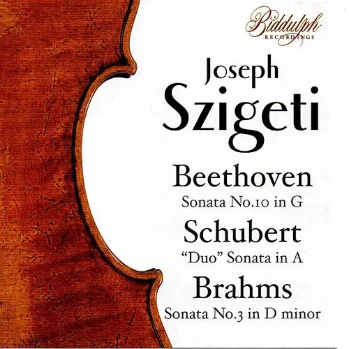 Szigeti Conducts Beethoven Schubert Brahms Heiss