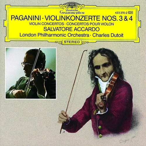 Paganini - Violinkonzerte Nr. 3 & 4 - Accardo-London Philharmonic Orchestra - Dutoit