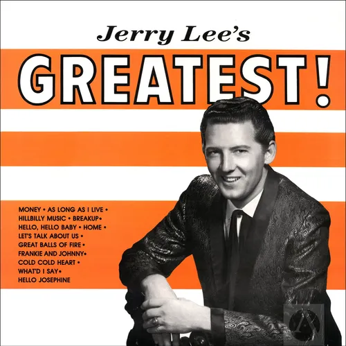 Jerry Lee Lewis - Jerry Lee's Greatest vinyl record cover