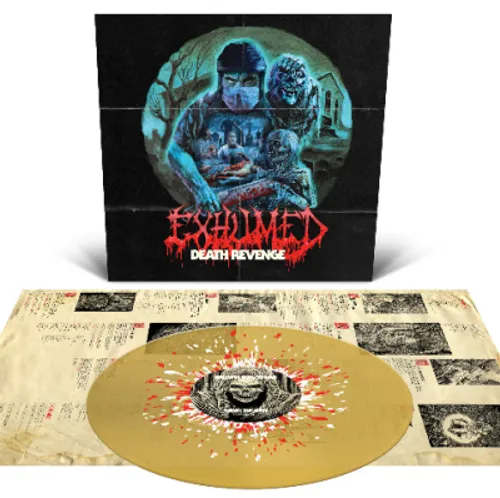 Exhumed - Death Revenge [Indie Exclusive Limited Edition Beer w/Blood Red & Bone White Splatter LP]