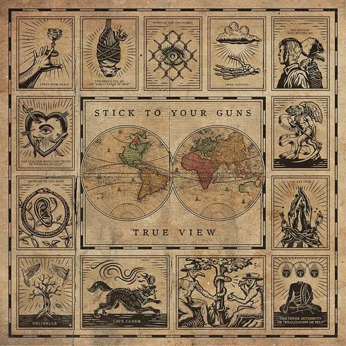 Stick To Your Guns - True View [Indie Exclusive Limited Edition White/Bone/Brown Tri-Striped LP]