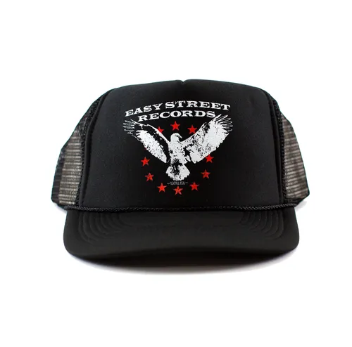 Easy Street Records - Easy Street Eagle Black Trucker Hat