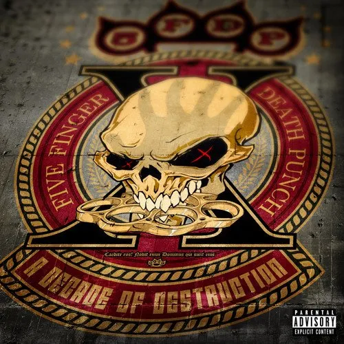 Five Finger Death Punch - A Decade Of Destruction vinyl record cover